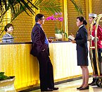 ラディソン ホテル 上海 ニューワールド (上海新世界麗笙大酒店)　レセプション