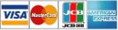 利用可能なクレジットカード Visa Master JCB Amex