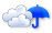 曇時々雨
