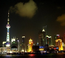 上海100万ドルの 夜景 ！ロマンチック 黄浦江 ナイトクルーズ