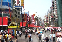 上海・南京路歩行者天国
